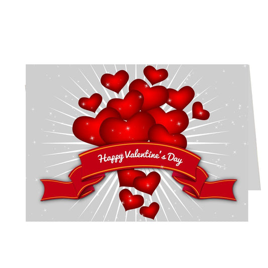 ShopTwiz Happy Valentines Day Printed Greeting Card