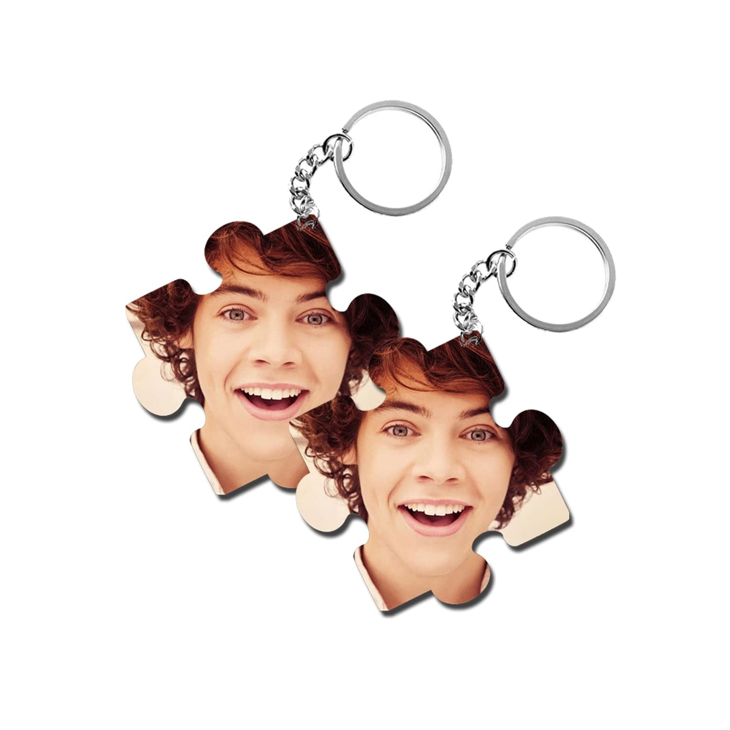 ShopTwiz Harry Styles Wooden Puzzle Key Ring (Set of 2)