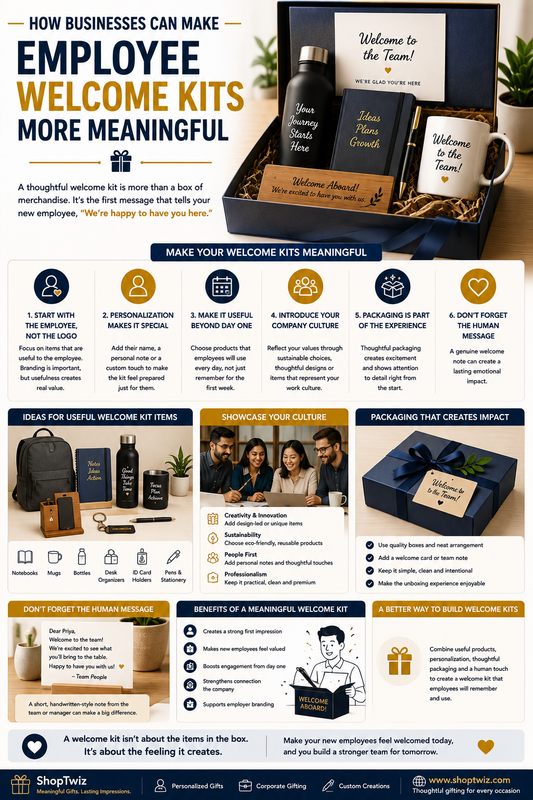 How Businesses Can Make Employee Welcome Kits More Meaningful