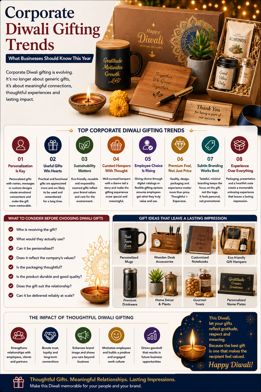 Corporate Diwali Gifting Trends: What Businesses Should Know This Year