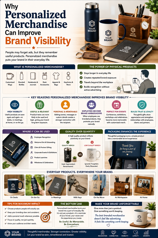 Why Personalized Merchandise Can Improve Brand Visibility