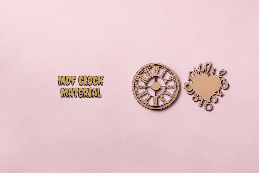 MDF Clock Material