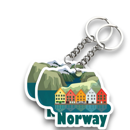 Norway Key chain ( Set of 2 )