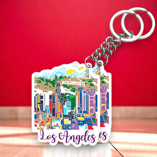 Beautiful Los Angeles Key chain ( Set of 2 )