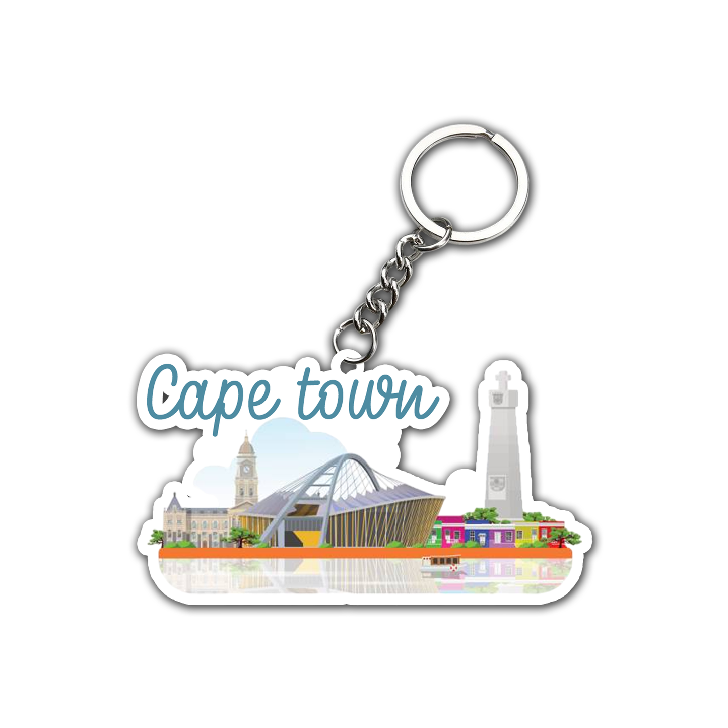 Beautiful cap town Key chain ( Set of 2 )