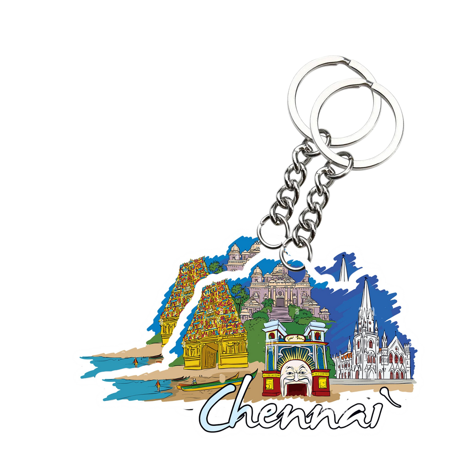 Chennai Key chain ( Set of 2 )