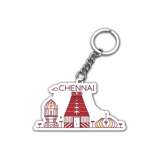 Chennai City Key chain ( Set of 2 )