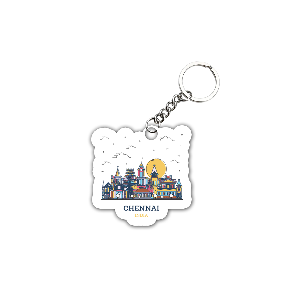 Beautiful Chennai Key chain ( Set of 2 )