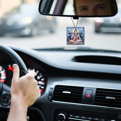 ShopTwiz Mahadev Bholenath Blessing Car Hanging Decorative