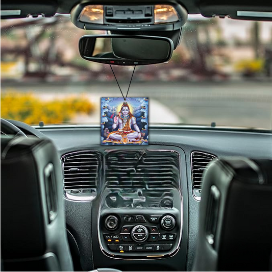 ShopTwiz Mahadev Bholenath Blessing Car Hanging Decorative