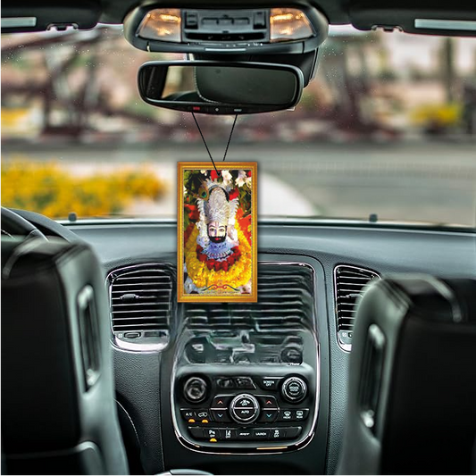 ShopTwiz Khatu Shyam Ji Bhakti Tag Car Hanging Decorative