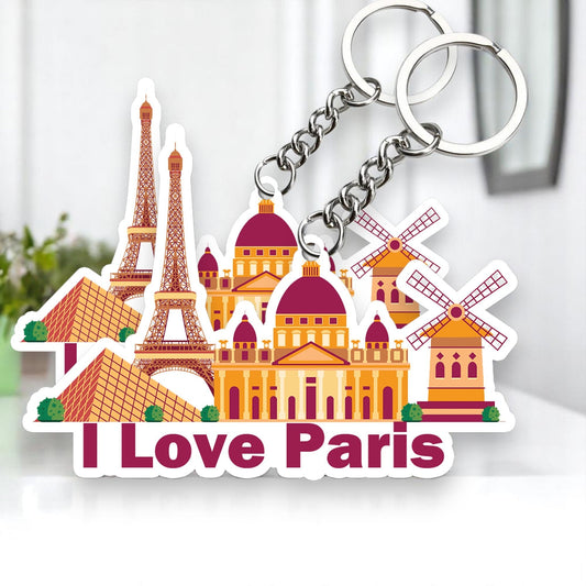 Love Paris   Key chain ( Set of 2 )