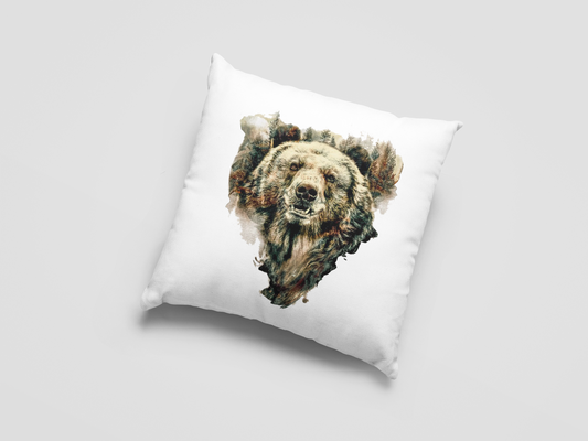 Bear  Printed Cushion