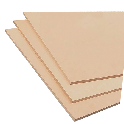 ShopTwiz Rectangle MDF Wood Boards for Art, Craft, Resin, Lippan, Mandala, Painting, Wall Hanging, Decoration (3 Pieces)