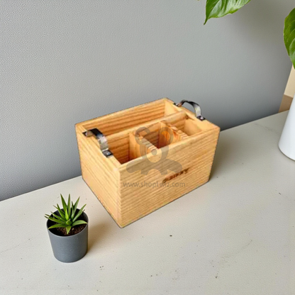 ShopTwiz Wooden Spoon and Kitchen Stand