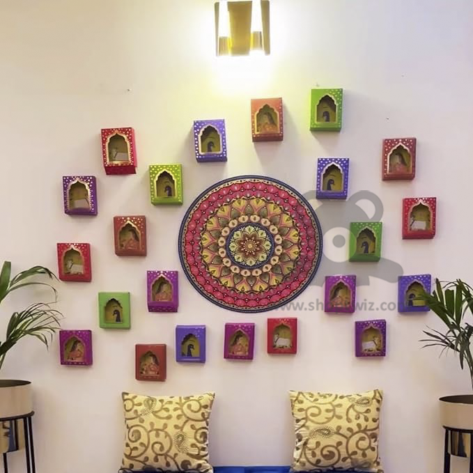 ShopTwiz MDF Jharokha Box Design (2 Pc)