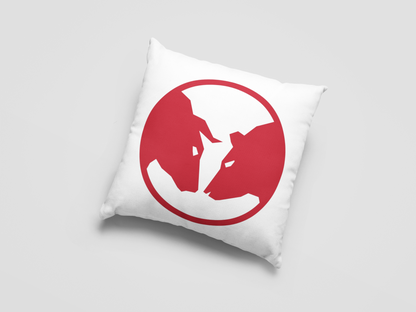 Bull And  Bear Printed Cushion