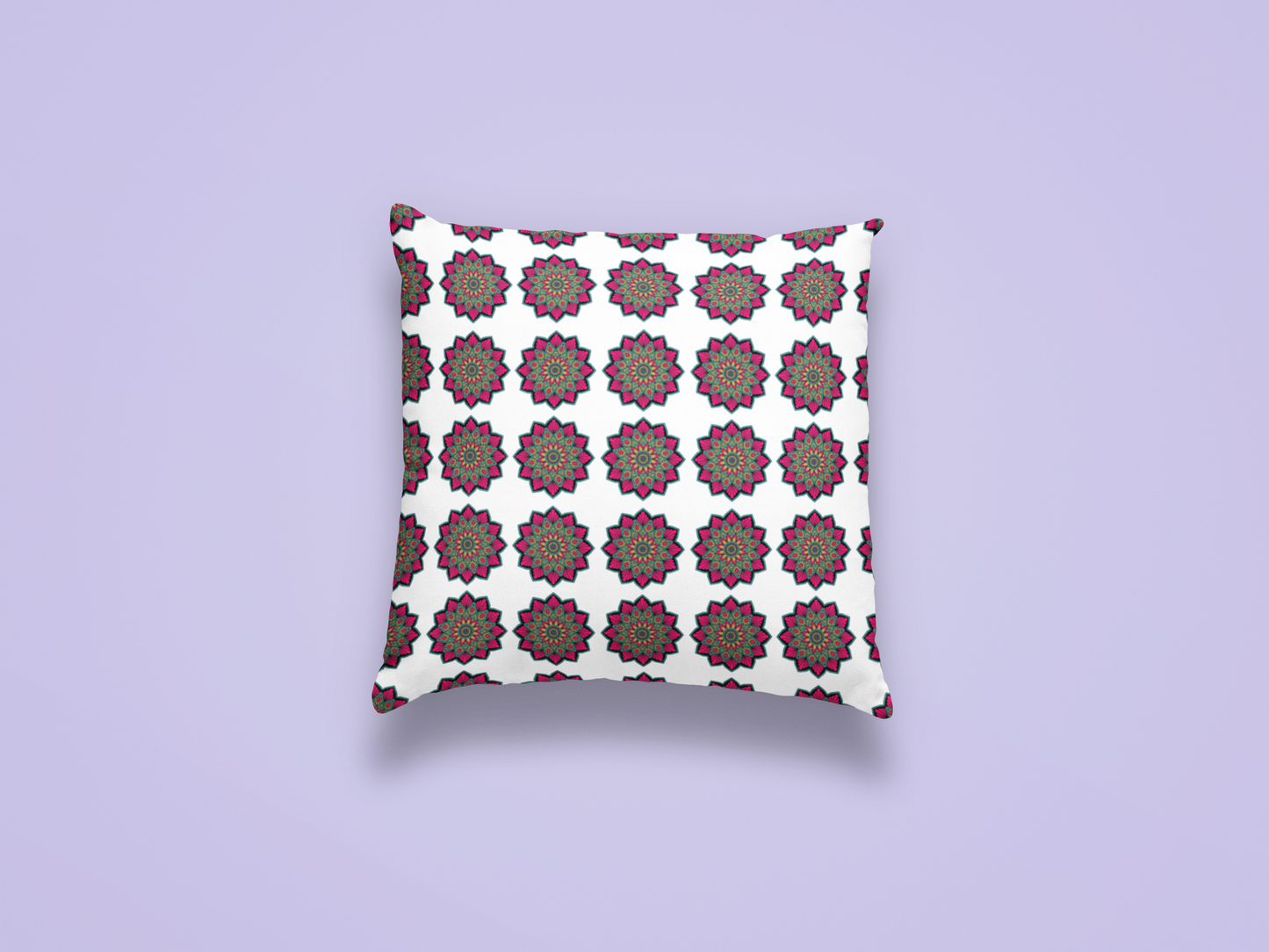 Ethnic Cushion Easeful  Comfortable Cove Cushion Cover (12 x 12 cm) (Filler Included)