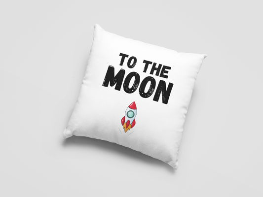 To The Moon  Printed Cushion