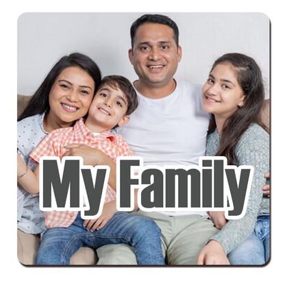 Personalized Fridge Magnet : Add Your Own Photo ( Size 7 cm )