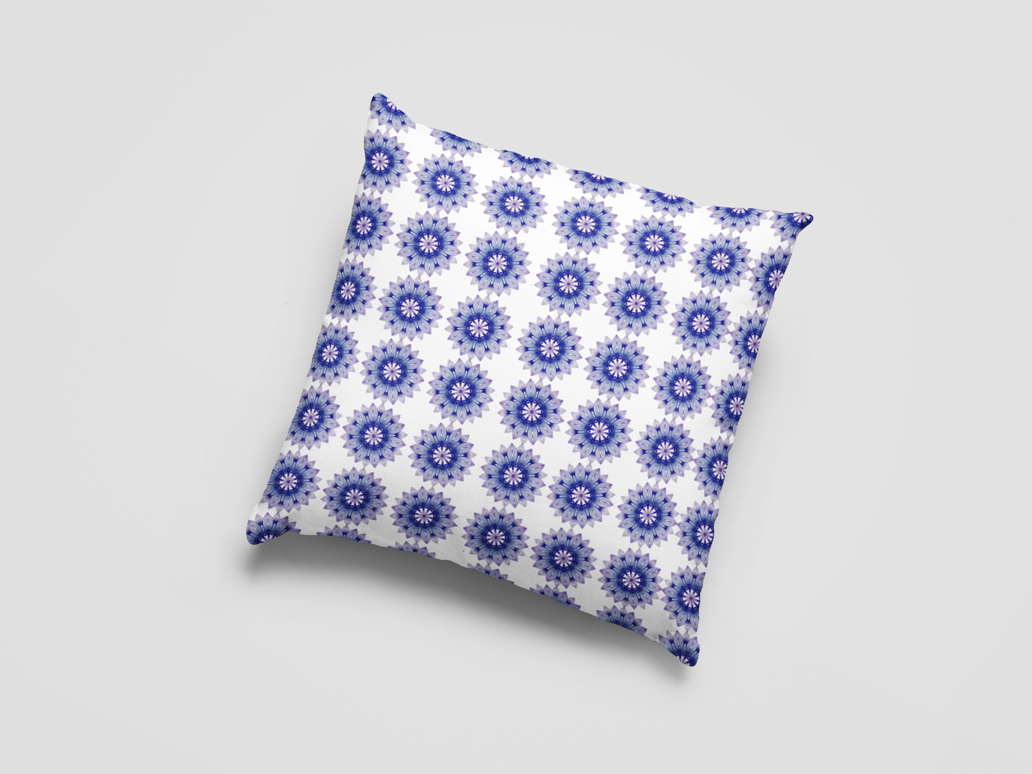Printed Ethnic Cushion Cover with Filler Included ( 12 inch x 12 inch )\