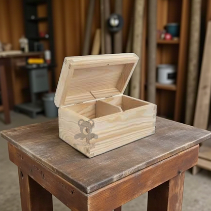 ShopTwiz Customized Wooden Kitchen Box – Personalize with Logo or Name | Elegant Corporate Gift