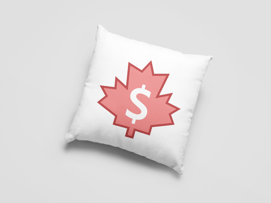 Dollar Printed Cushion