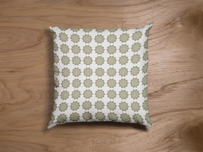 Printed Ethnic Cushion Cover with Filler Included ( 12 inch x 12 inch )