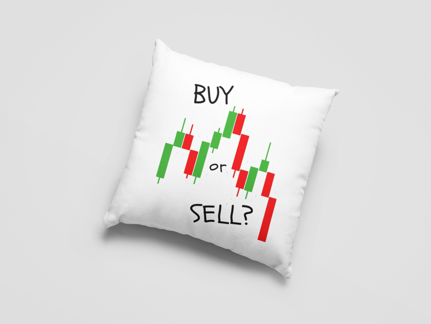 Buy Or Sell  Printed Cushion