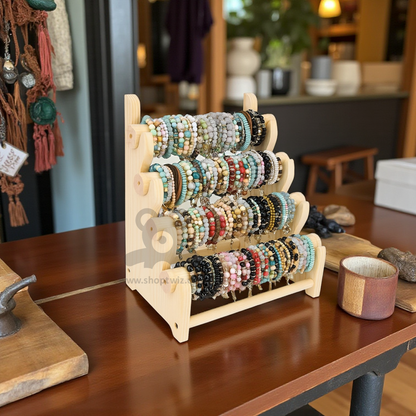 ShopTwiz Wooden Bracelet Display Stand