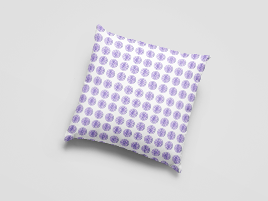 Printed Ethnic Cushion Cover with Filler Included ( 12 inch x 12 inch )