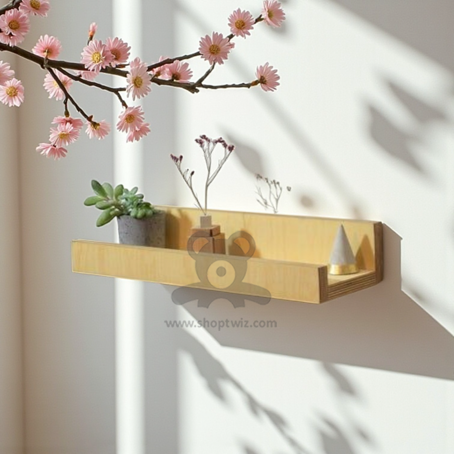 ShopTwiz Customized Flower Pot Stand – Personalize with Logo or Name | Elegant Corporate Gift
