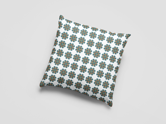 Ethnic Cushion Relax Cove Cushion Cover (12 x 12 cm) (Filler Included)
