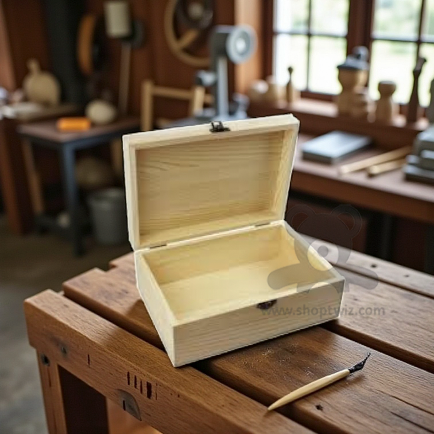 ShopTwiz Customized Wooden Box – Personalize with Logo or Name | Elegant Corporate Gift