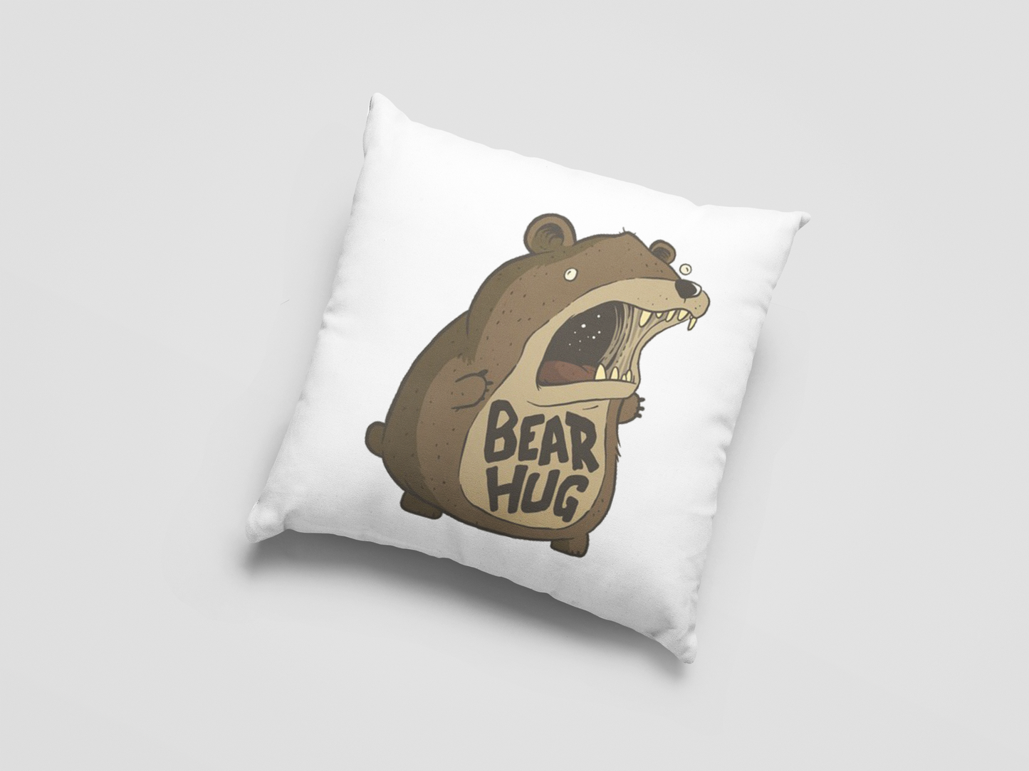 Bear Hug  Printed Cushion