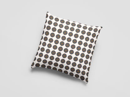 Printed Ethnic Cushion Cover with Filler Included ( 12 inch x 12 inch )