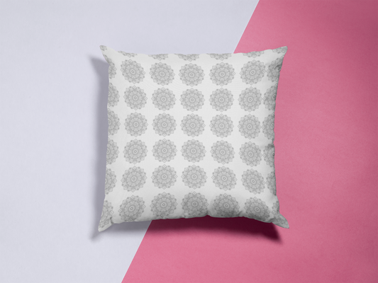 Printed Ethnic Cushion Cover with Filler Included ( 12 inch x 12 inch )