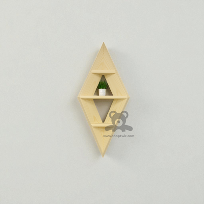 ShopTwiz Wooden V-Style Flower Pot Design Stand