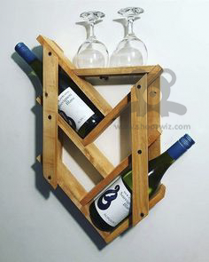 ShopTwiz Customized Wooden Wine Rack Stand – Personalized with Logo or Name | Premium Corporate Gift
