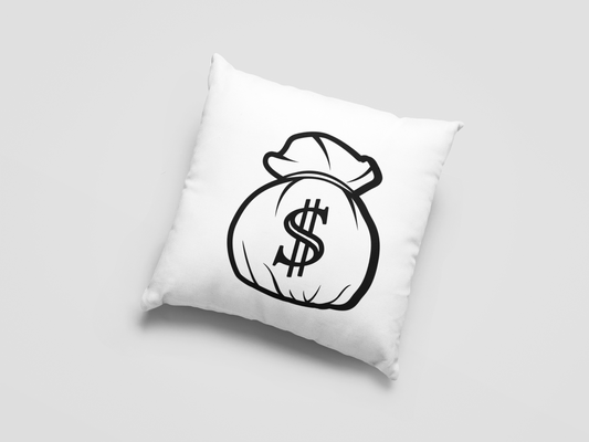 Dollar Printed Cushion