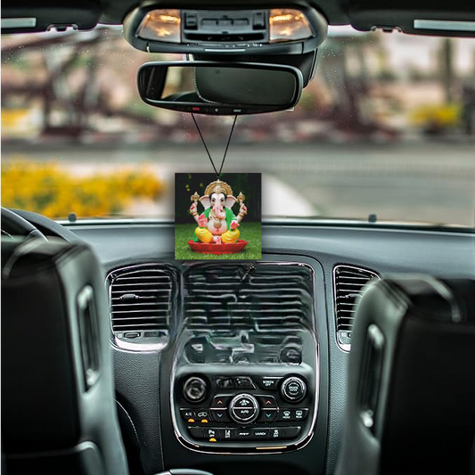 ShopTwiz Divine Blessings Ganesh Car Hanging Decorative