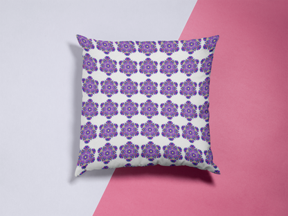 Printed Ethnic Cushion Cover with Filler Included ( 12 inch x 12 inch )