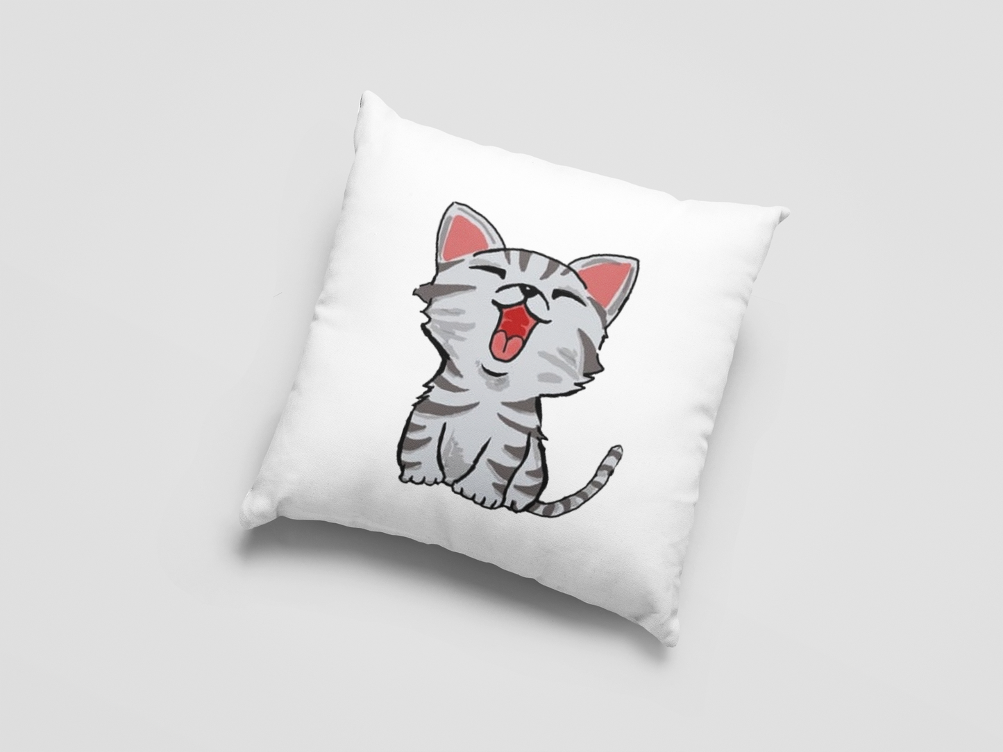 Cat Printed Cushion