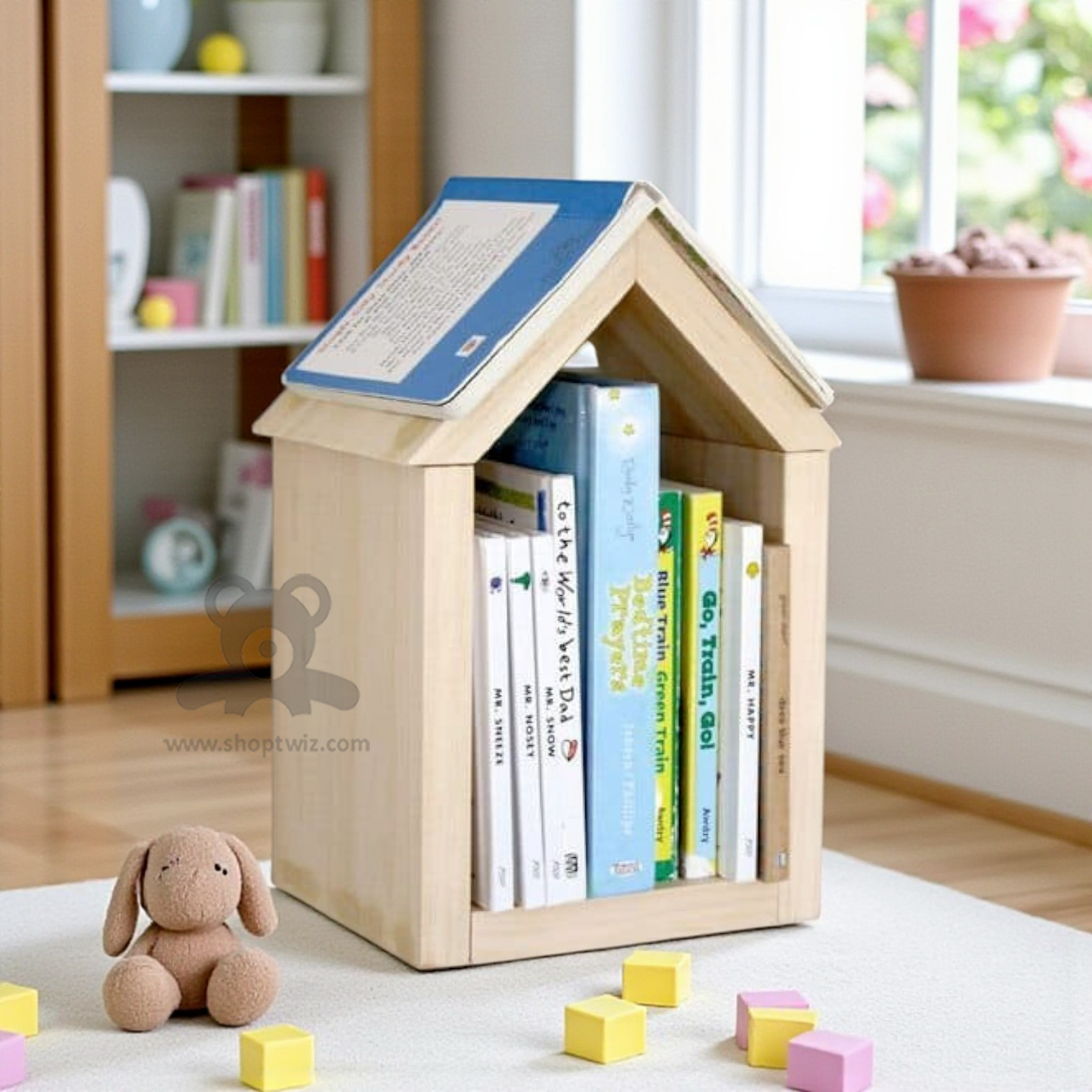 ShopTwiz Customized Wooden House – Personalize with Logo or Name | Elegant Corporate Gift