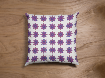 Printed Ethnic Cushion Cover with Filler Included ( 12 inch x 12 inch )