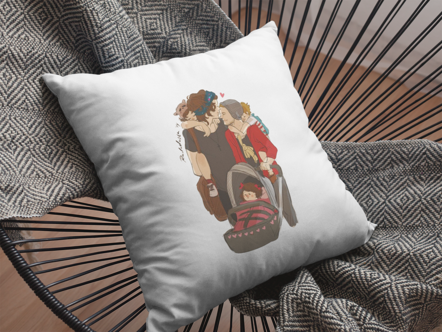 Couple Printed Cushion