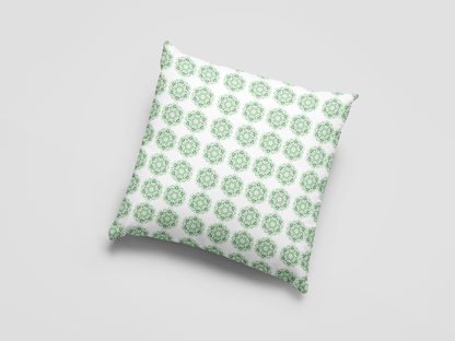 Printed Ethnic Cushion Cover with Filler Included ( 12 inch x 12 inch )