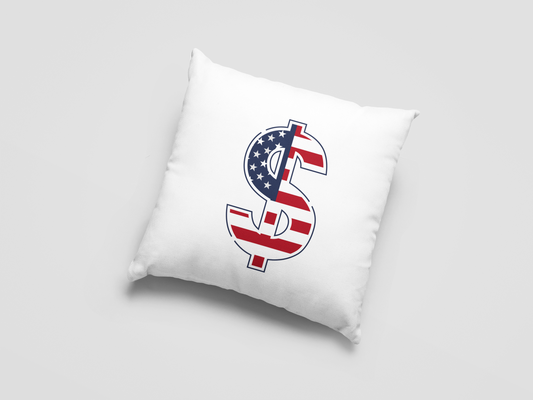 Dollar Printed Cushion