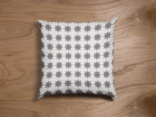 Printed Ethnic Cushion Cover with Filler Included ( 12 inch x 12 inch )