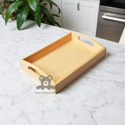 ShopTwiz Wooden Serving Tray – Elegant Corporate Gift & Multipurpose Organizer